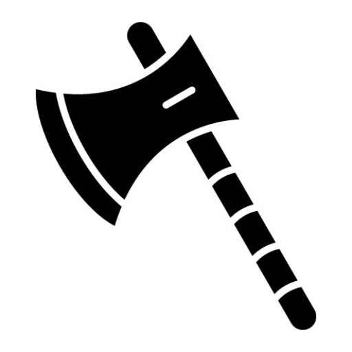Axe Glyph Icon | Firefighter