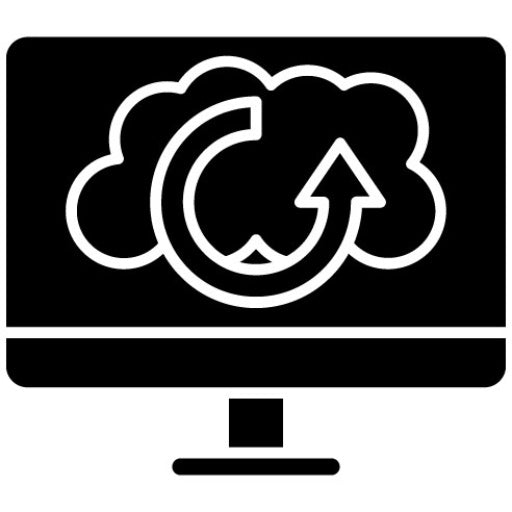 Backup Glyph Icon | Web Hosting