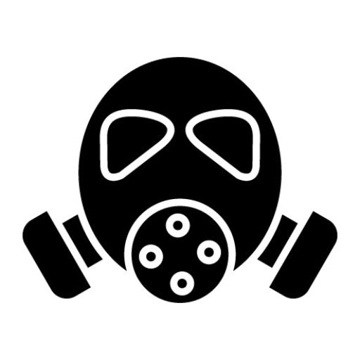 Fireman Mask Glyph Icon