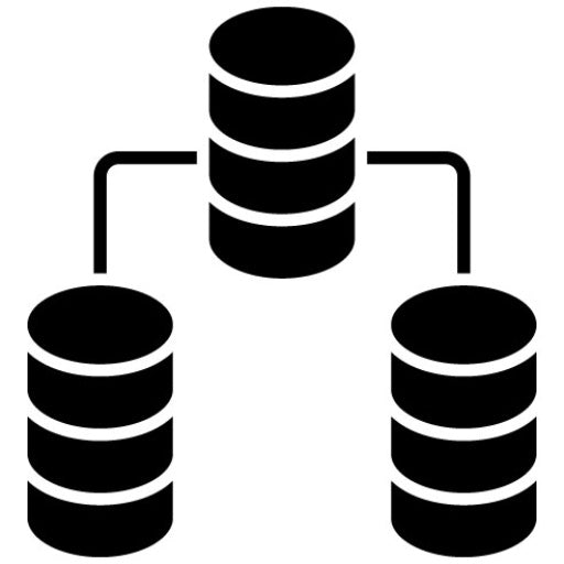 SQL Database Glyph Icon | Web Hosting
