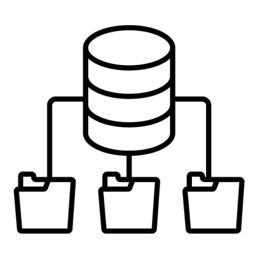Database Architecture Icon | Web Hosting