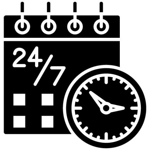 Schedule Service Glyph Icon