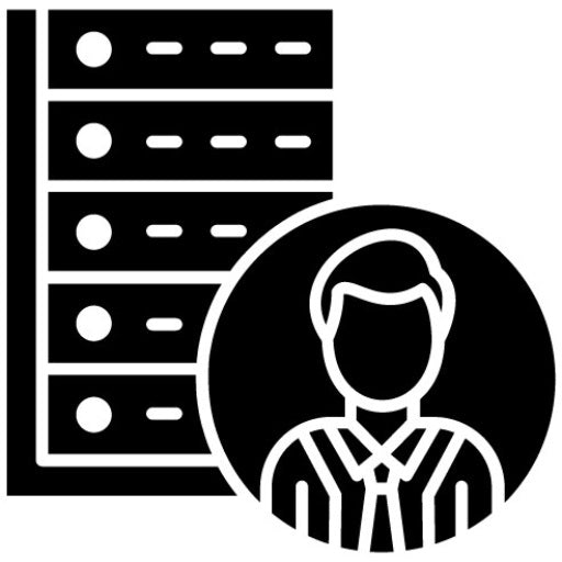 Server Client Glyph Icon