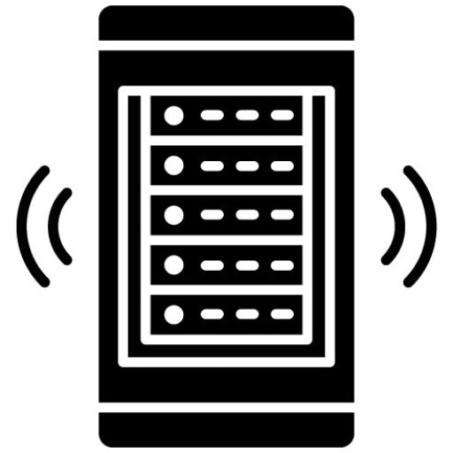 Server Control Glyph Icon