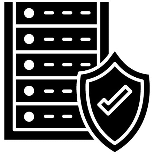 Server Protection Glyph Icon