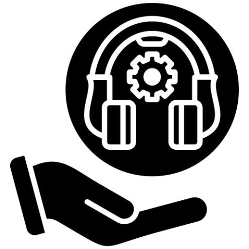 Tech Support Glyph Icon