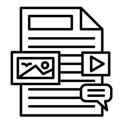 Unstructured Information Icon