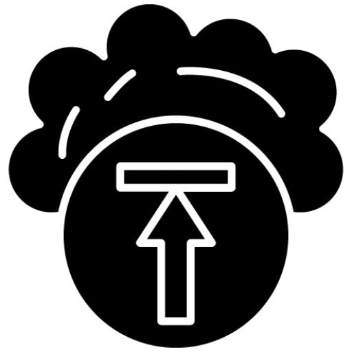 Upload Glyph Icon | Web Hosting