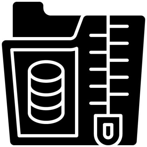 Zip Files Glyph Icon