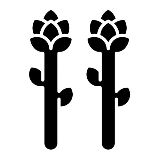 Asparagus Glyph Icon | Gardening