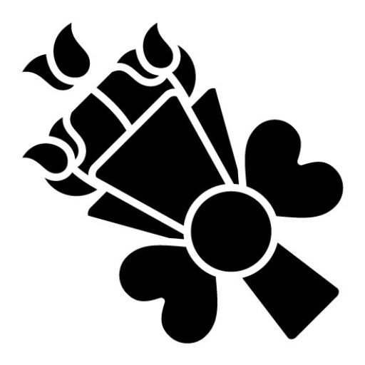 Bouquet Glyph Icon