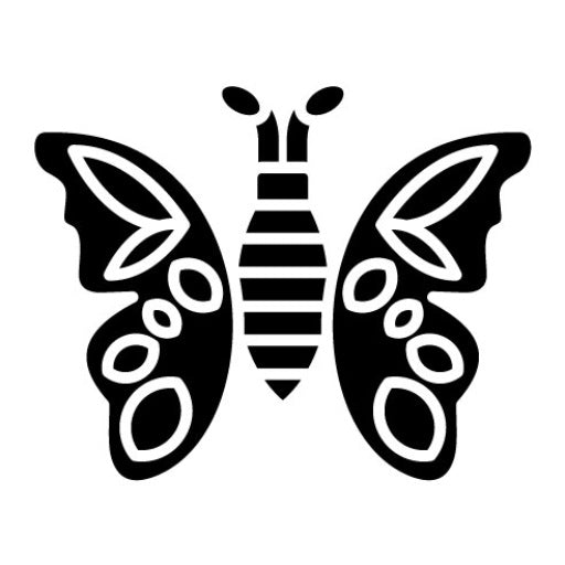 Butterfly Glyph Icon