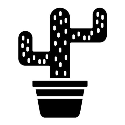 Cactus Glyph Icon | Gardening