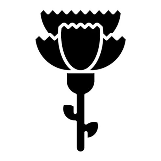Carnation Glyph Icon