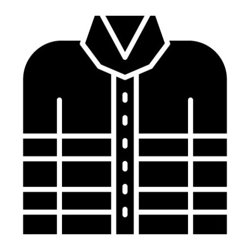 Firefighter Jacket Glyph Icon