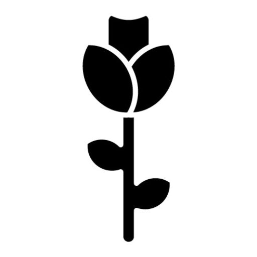Rosebush Glyph Icon