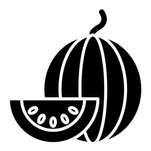 Watermelon Glyph Icon | Gardening