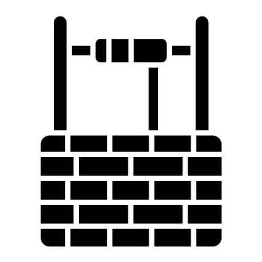 Well Glyph Icon | Gardening