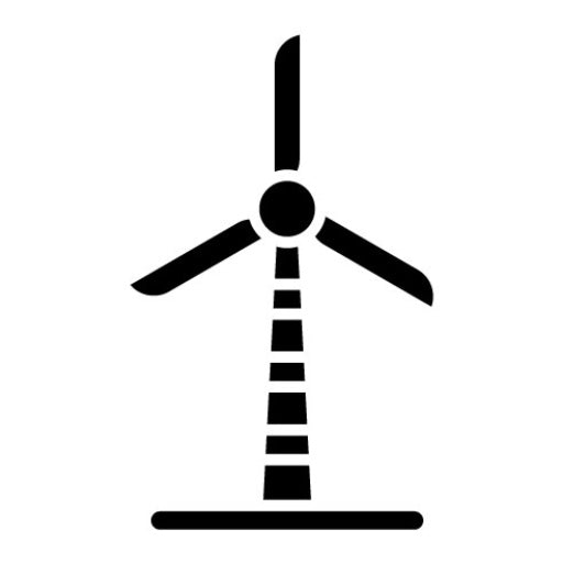 Windmill Glyph Icon | Gardening