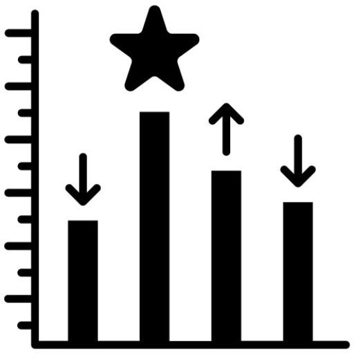 Competitive Exchange Rates Glyph Icon