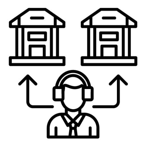 Wire Transfer Operator Icon