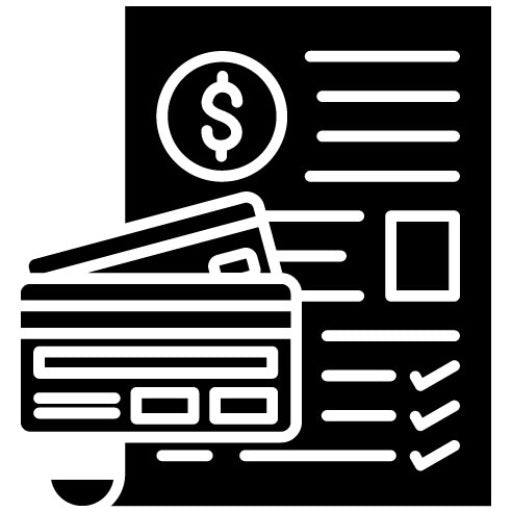 Bill Payment Glyph Icon