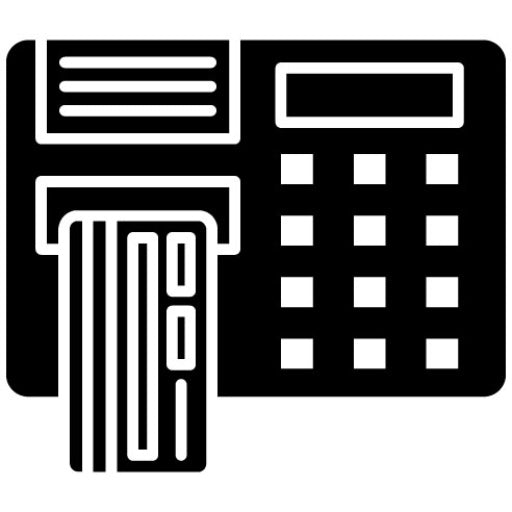 Atm Glyph Icon | Online Money Services