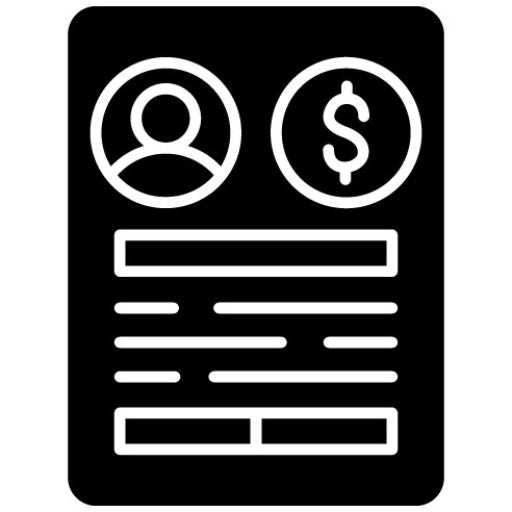 Account Summary Glyph Icon