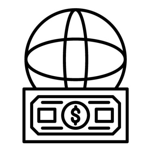 Global Currency Icon | Online Money Services