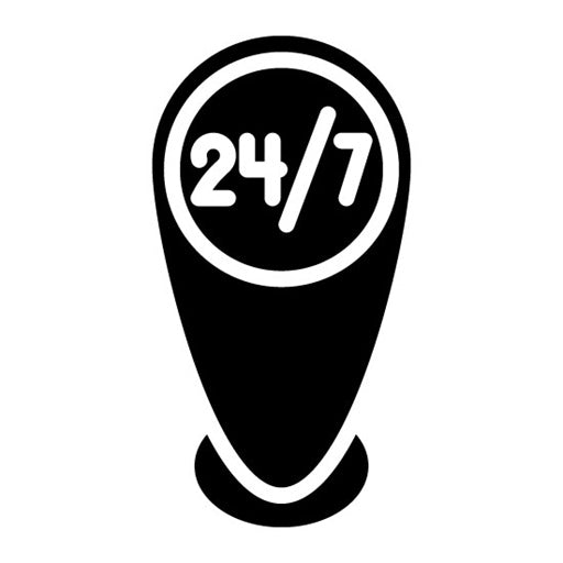 All Day Tours Glyph Icon