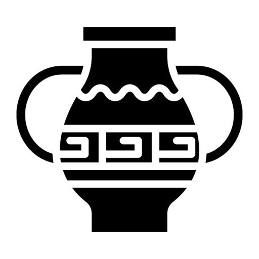 Ancient Vase Glyph Icon