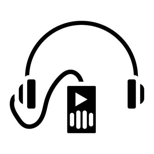 Audio Guide Glyph Icon