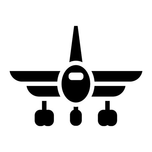 Aircraft Glyph Icon