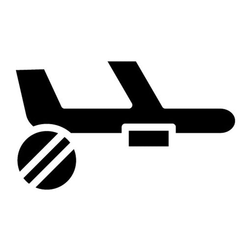Delayed Flight Glyph Icon