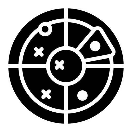 Radar Glyph Icon