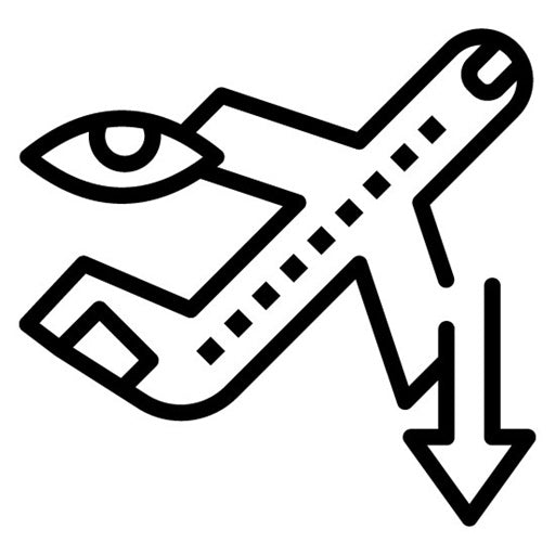 Red Eye Flight Icon