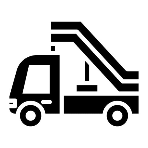 Stair Truck Glyph Icon