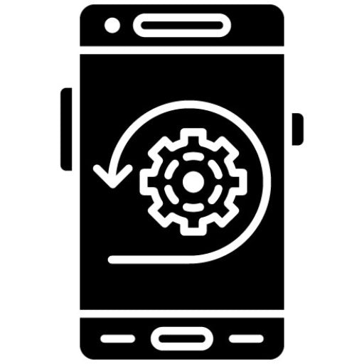 Agile Glyph Icon | Mobile App Development