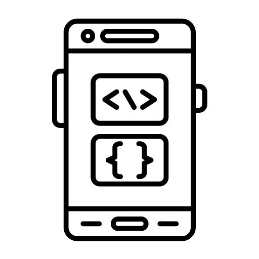 Coding Language Icon | Mobile App Development