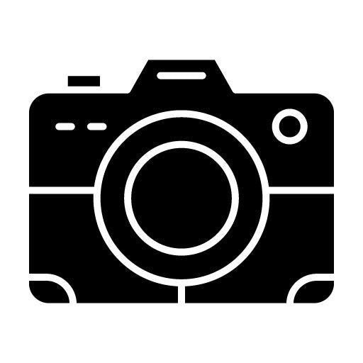 Summer Camera Glyph Icon