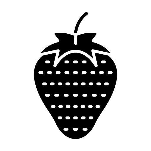 Strawberry Glyph Icon