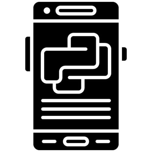 Python Glyph Icon | Mobile App Development