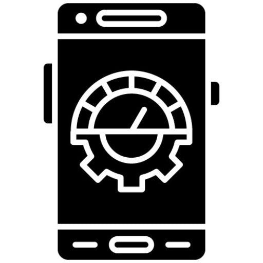 Speed Optimization Glyph Icon