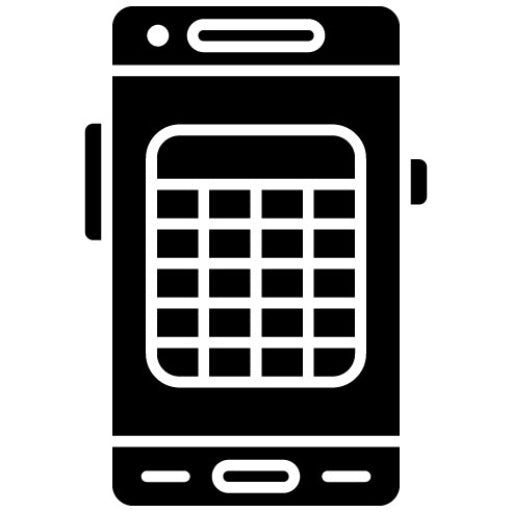 Table Glyph Icon | Mobile App Development