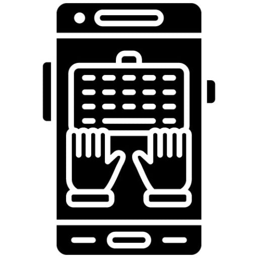 Typing Glyph Icon