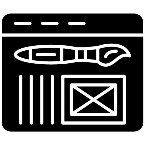 Web Interface Glyph Icon | Mobile App Development