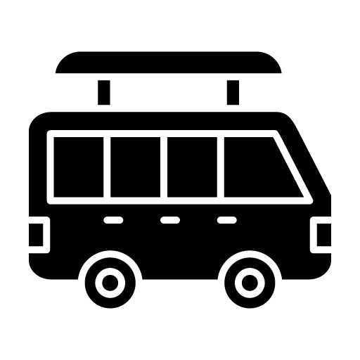 Surf Van Glyph Icon