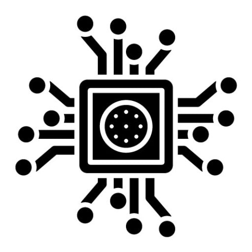 Data Processor Glyph Icon | GDPR