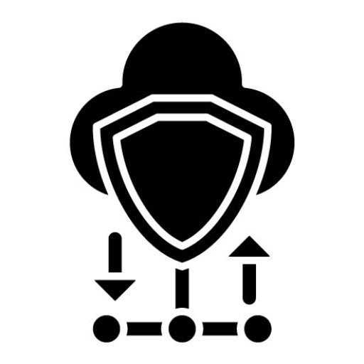 File Protection Glyph Icon | GDPR