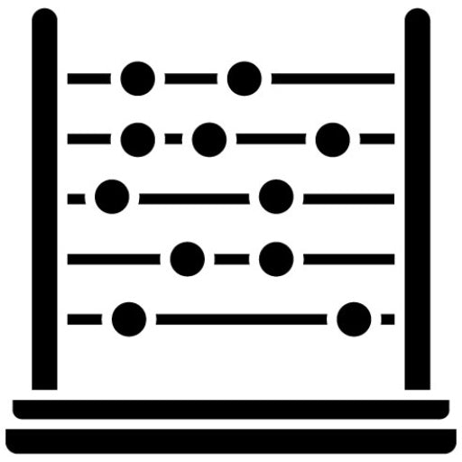 Abacus Glyph Icon | Fintech